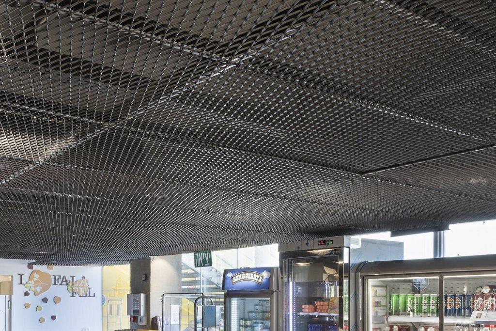 Потолок сетка. Сетка ПВС rb44. Кассета ПВС 600х600. Expanded Metal Mesh Ceiling. Албес, просечно-вытяжная сетка, ячейка 600х600.